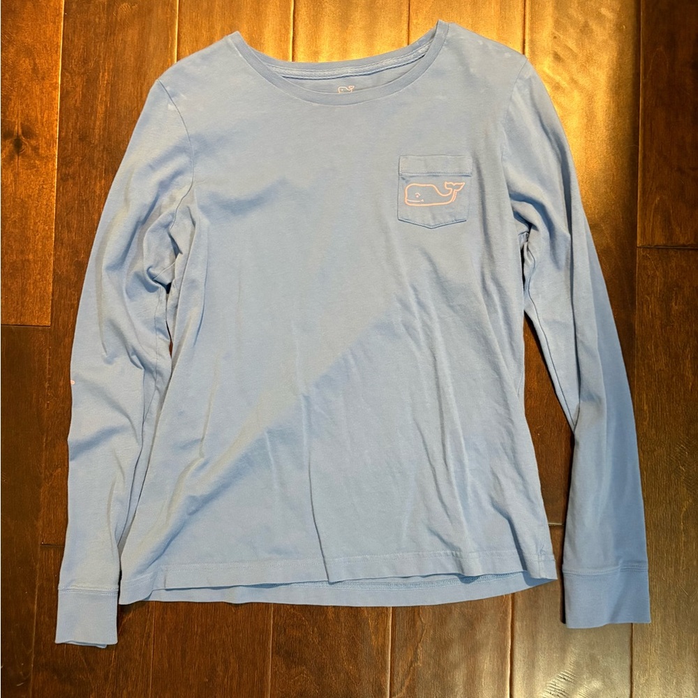 Vineyard Vines Blue Crew Neck Tee